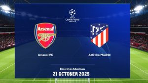 بث مباشر مباراة أرسنال و أتلتيكو مدريد يلا لايف  بتاريخ 2025-10-21
