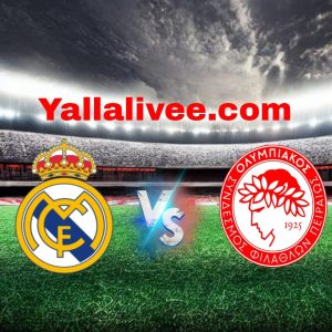 يلا لايف-بث مباشر ريال مدريد و أولمبياكوس في دوري أبطال اوروبا بتاريخ 2025-11-26